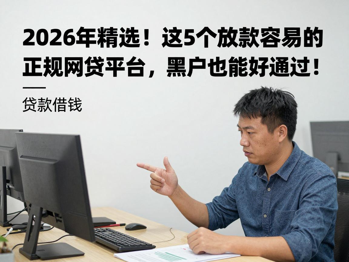 2026年精选!这5个放款容易的正规网贷平台,黑户也能好通过!
