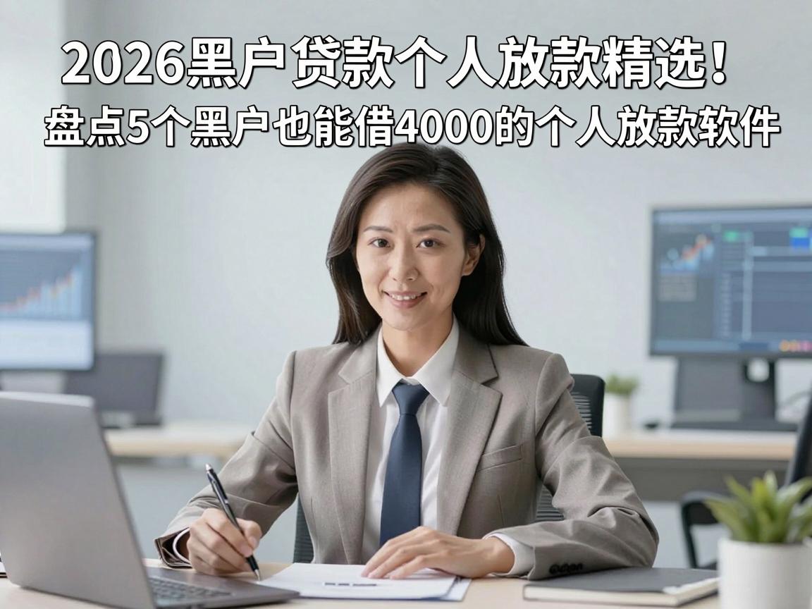 2026黑户贷款个人放款精选！盘点5个黑户也能借4000的个人放款软件