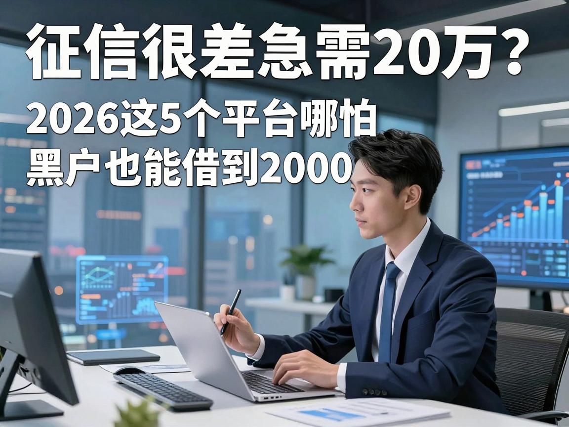征信很差急需20万？2026这5个平台哪怕黑户也能借到2000应急