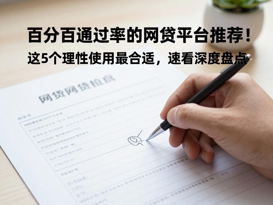 百分百通过率的网贷平台推荐!这5个理性使用最合适,速看深度盘点