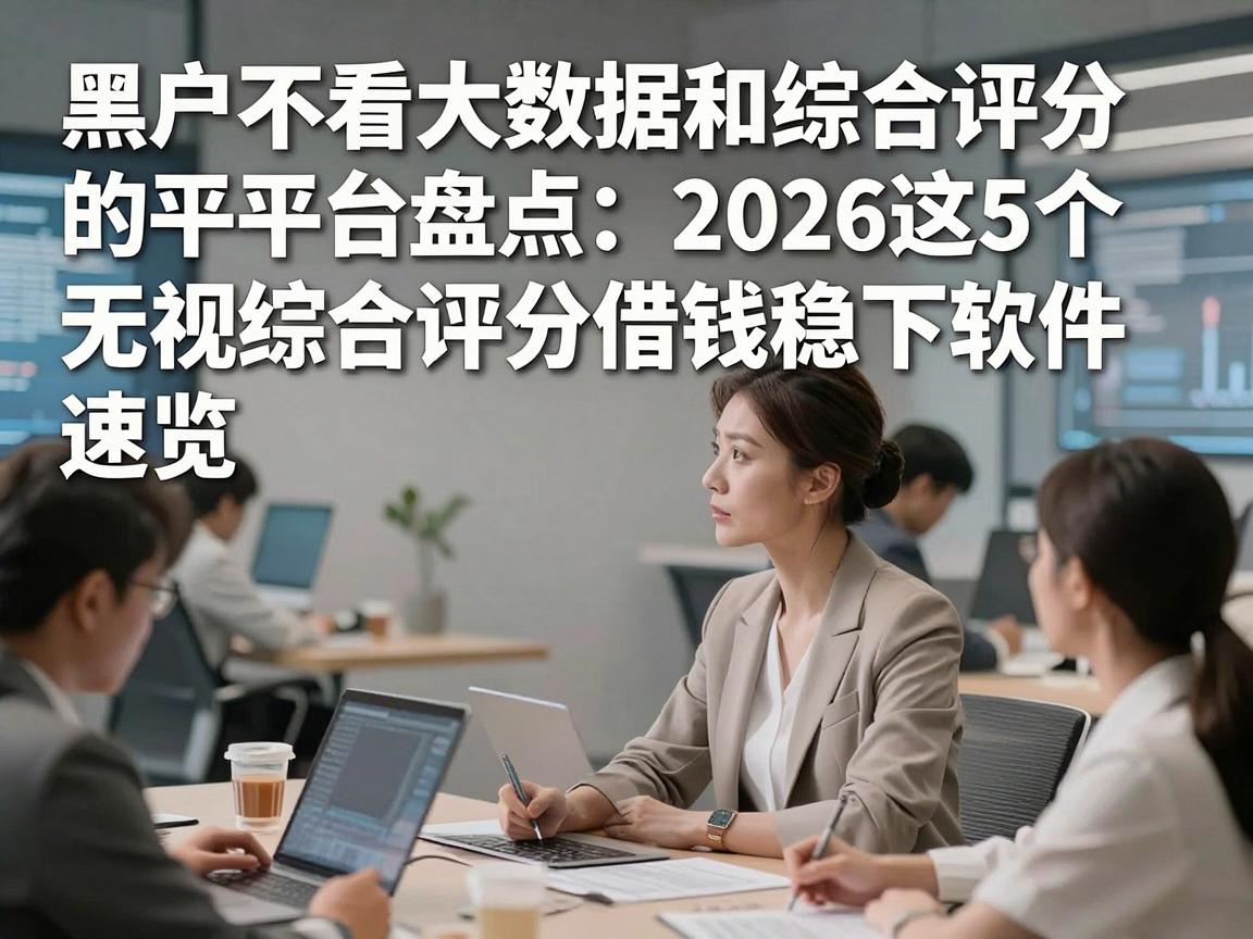 黑户不看大数据和综合评分的平台盘点:2026这5个无视综合评分借钱稳下软件速览