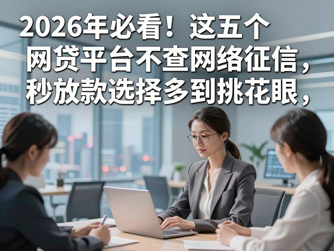 2026年必看!这五个网贷平台不查网络征信,秒放款选择多到挑花眼!