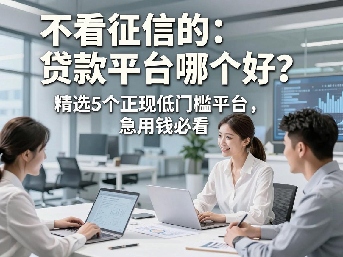 不看征信的贷款平台哪个好？精选5个正规低门槛平台，急用钱必看！