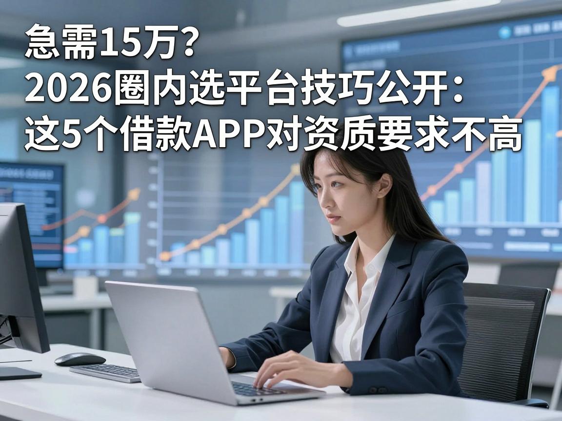 急需15万?2026圈内选平台技巧公开:这5个借款APP对资质要求不高!
