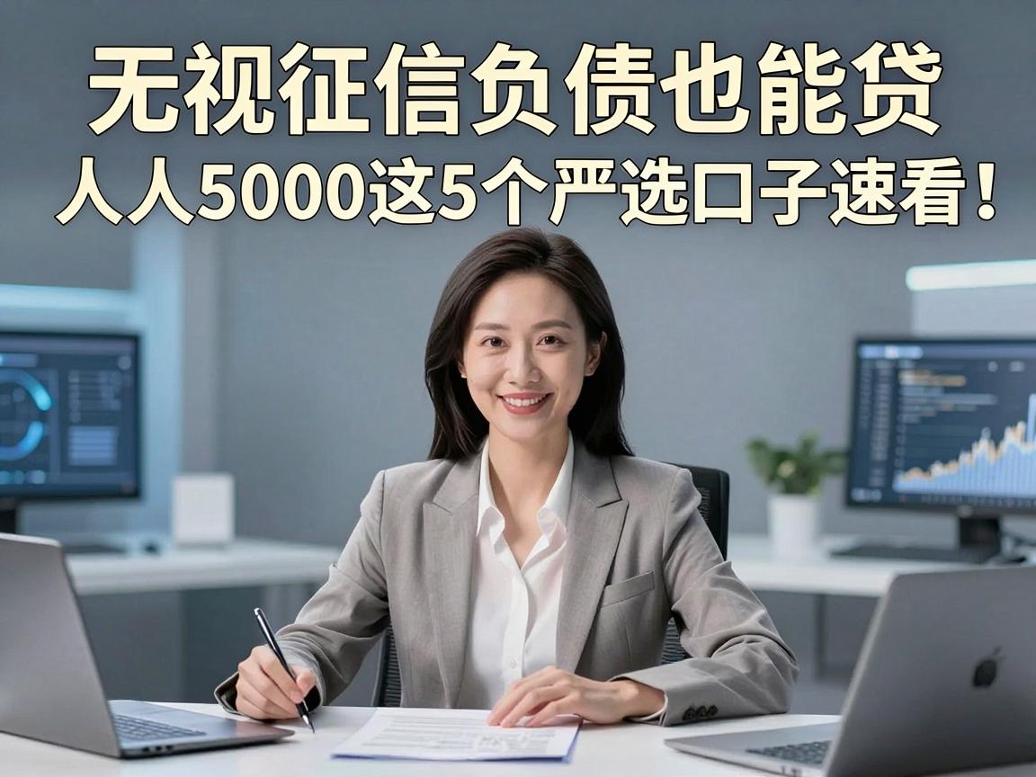无视征信负债也能贷,人人5000这5个严选口子速看!