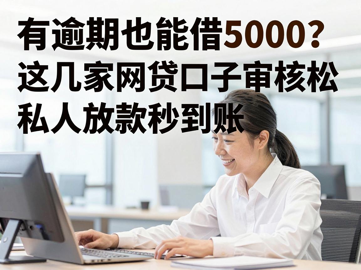 有逾期也能借5000？这几家网贷口子审核松，私人放款秒到账！