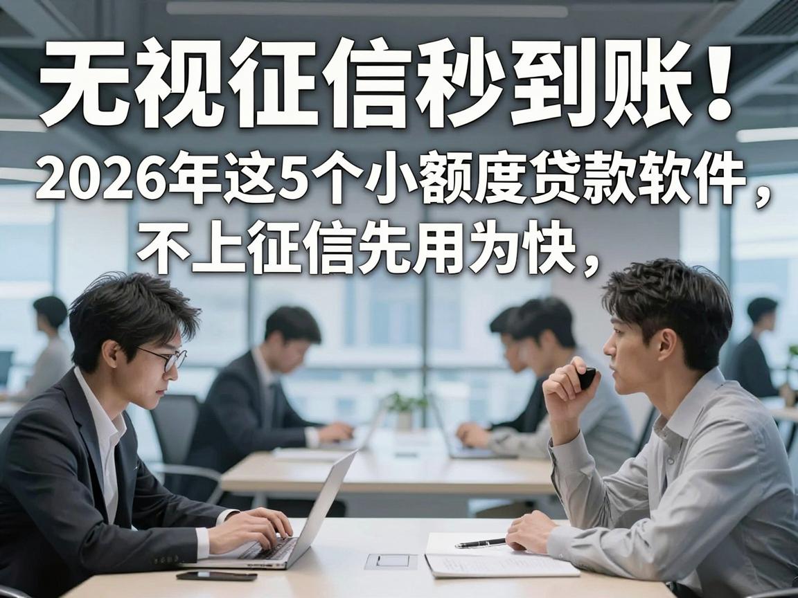无视征信秒到账!2026年这5个小额度贷款软件,不上征信先用为快!