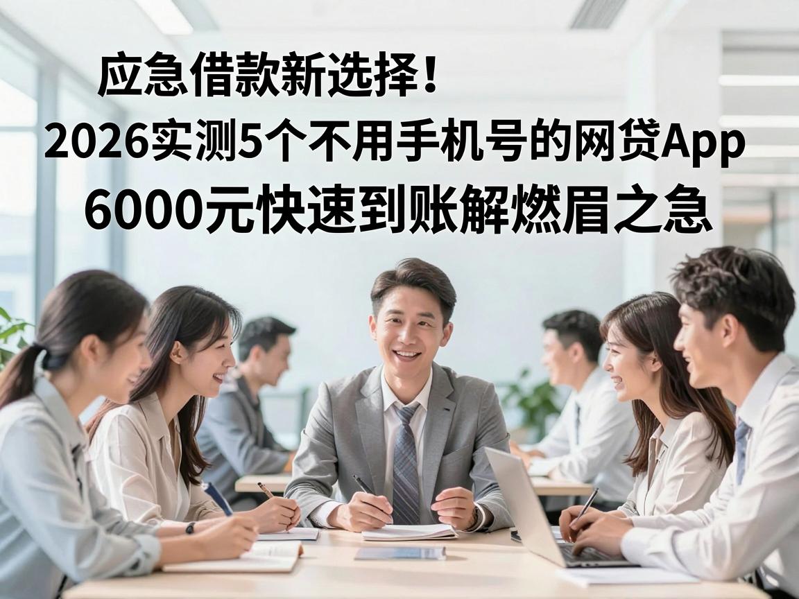 应急借款新选择!2026实测5个不用手机号的网贷App,6000元快速到账解燃眉之急