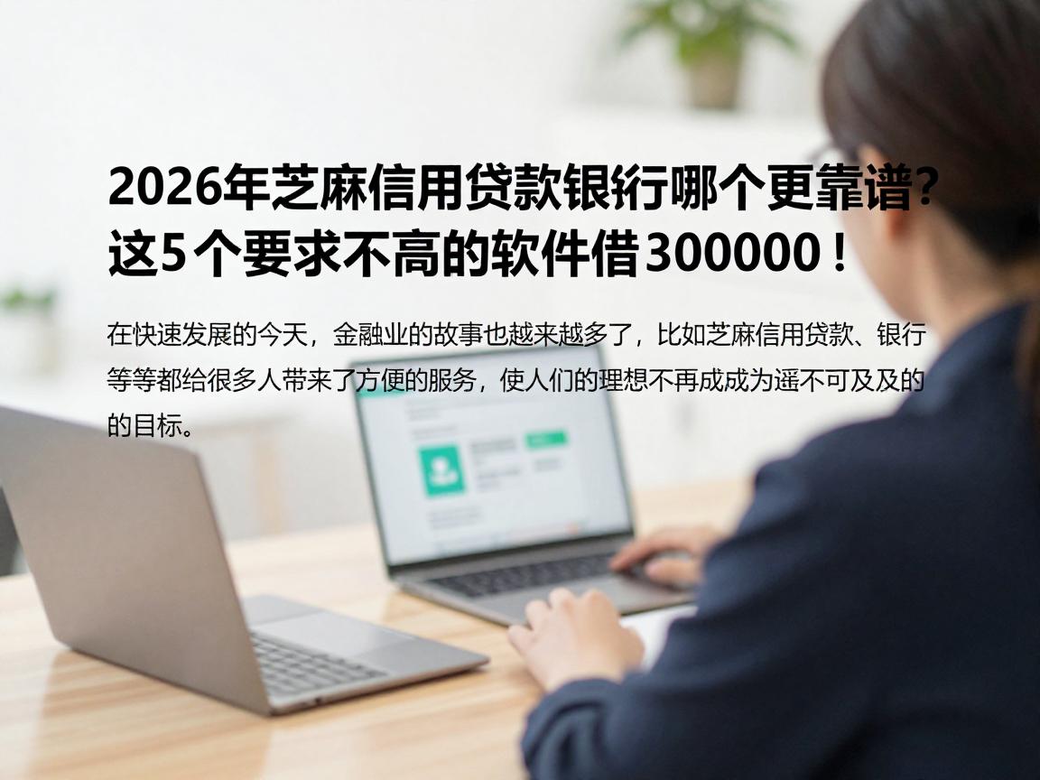 2026年芝麻信用贷款和银行哪个更靠谱?这5个要求不高的软件轻松借30000!