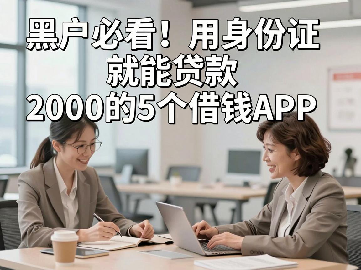 黑户必看！用身份证就能贷款2000的5个借钱APP，亲测有效