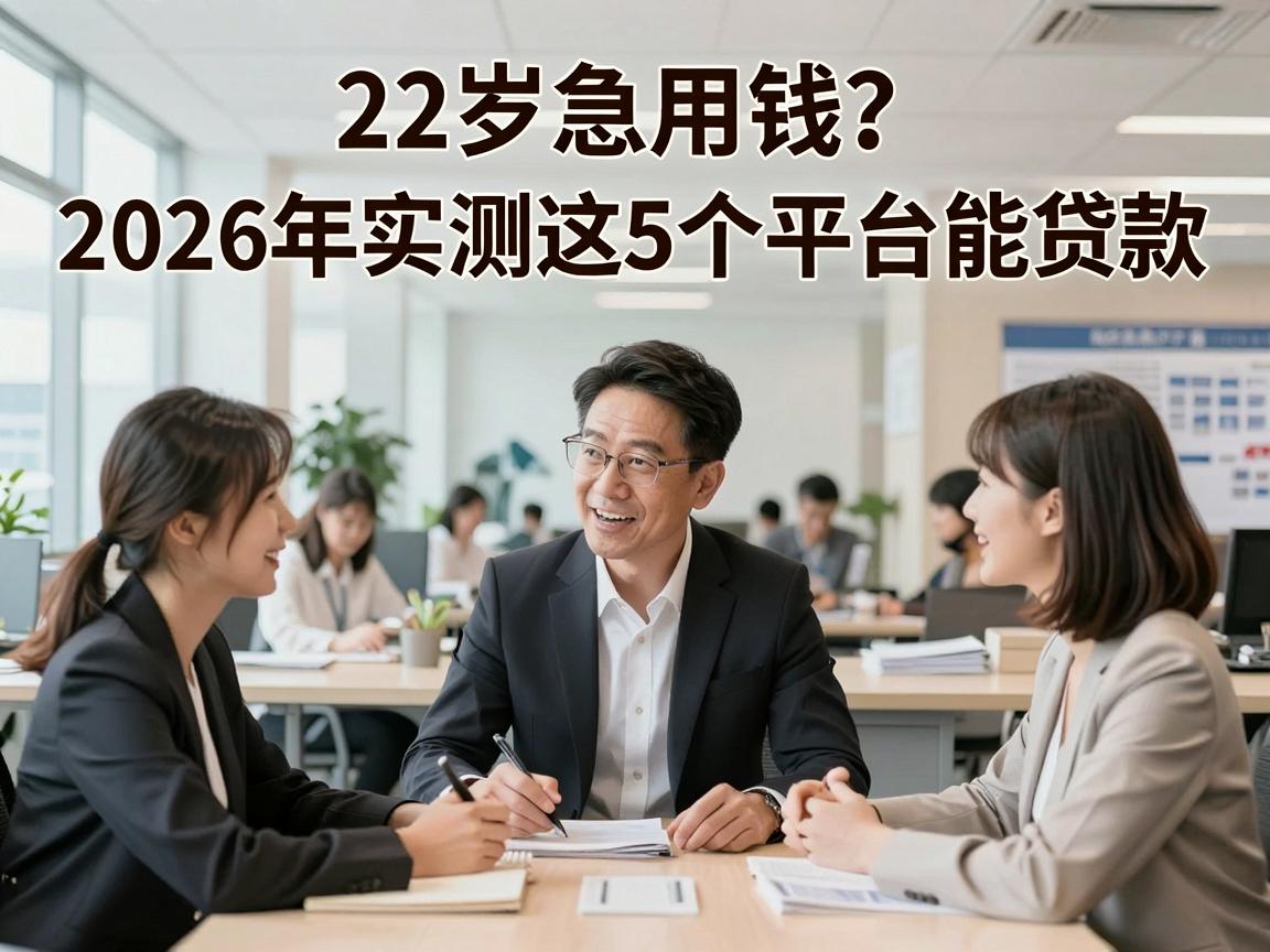 22岁急用钱?2026年实测这5个平台能贷款!
