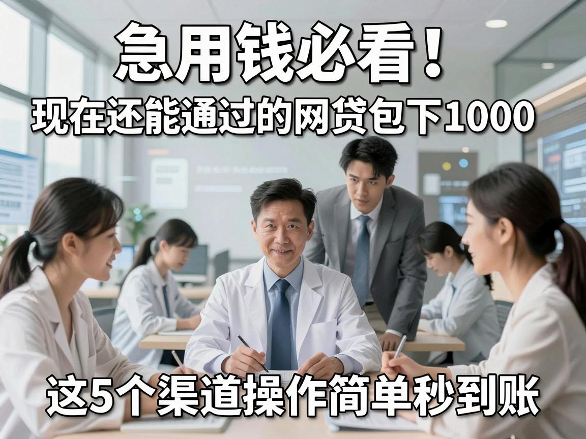 急用钱必看!现在还能通过的网贷包下1000,这5个渠道操作简单秒到账