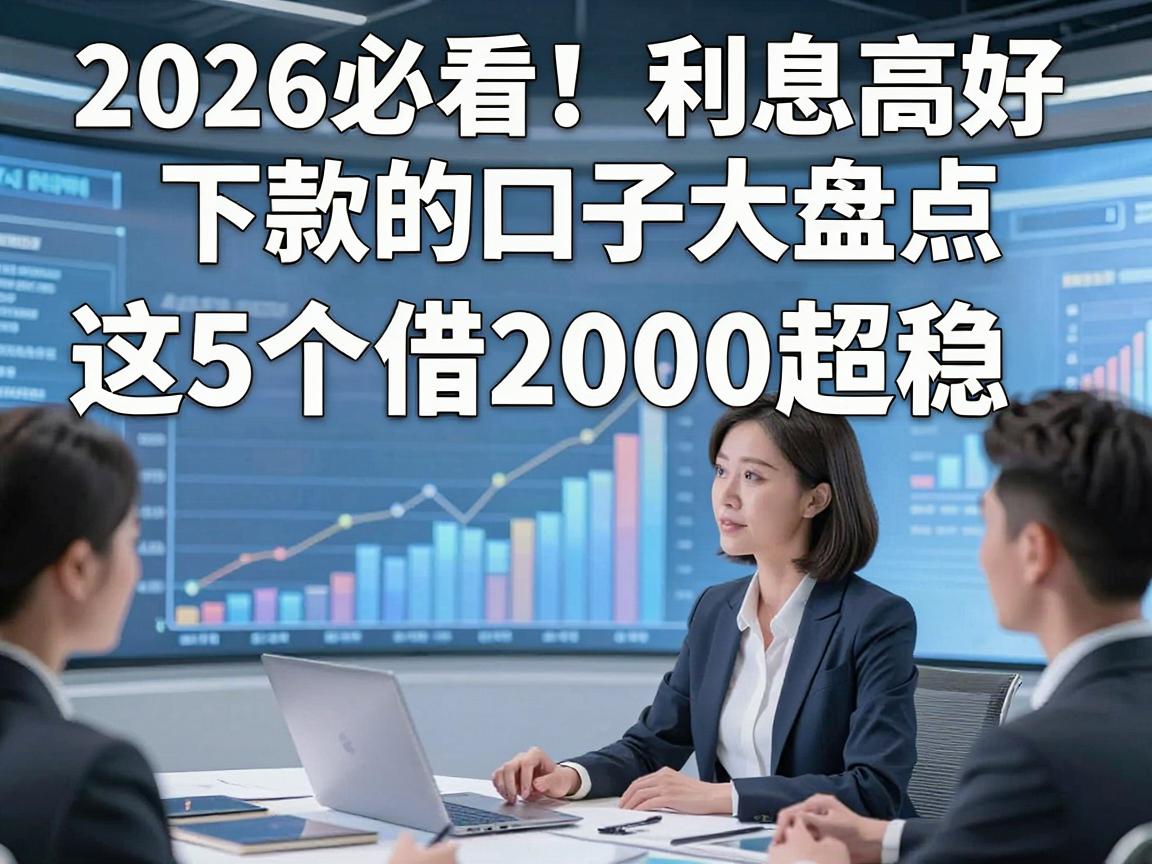 2026必看!利息高好下款的口子大盘点,这5个借2000超稳!