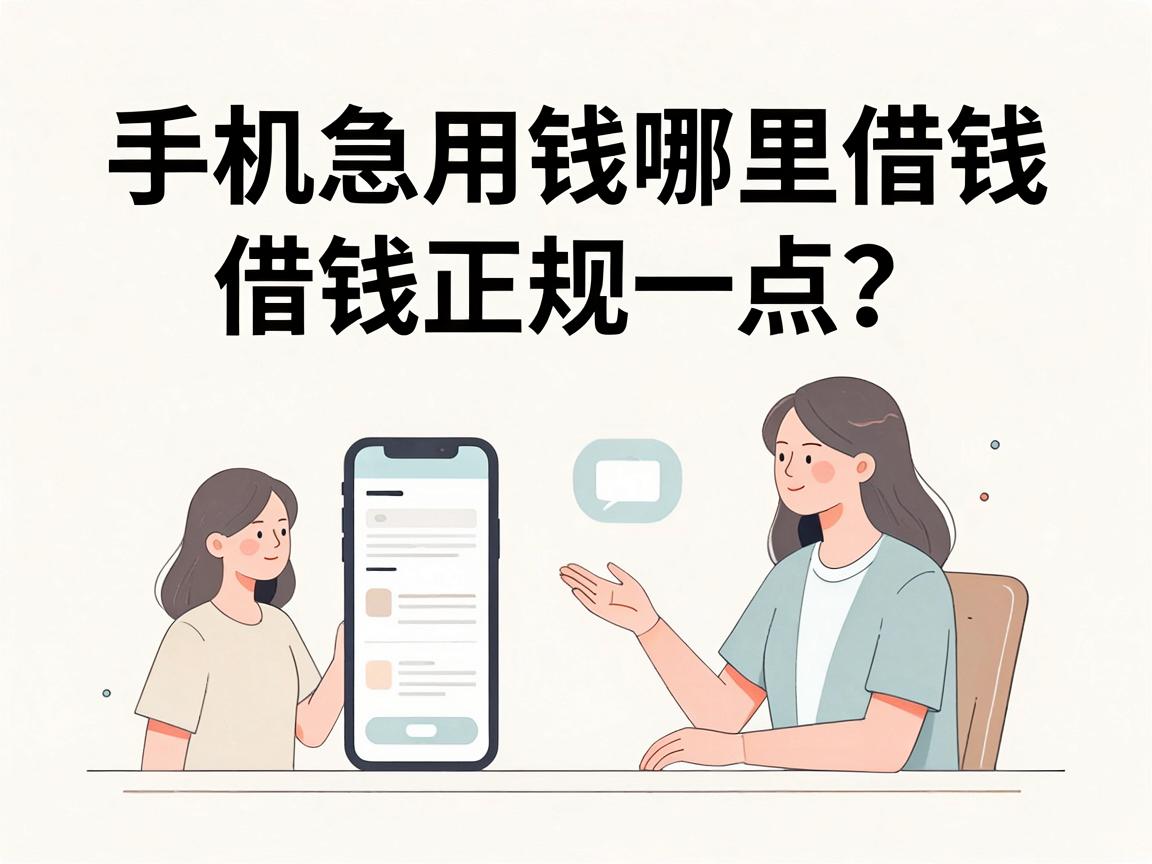 手机急用钱哪里借钱正规一点?2026速贷干货:这5个不查征信、不要信用卡的靠谱口子收藏好!