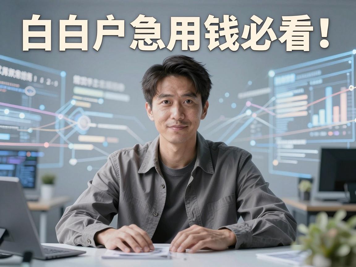 白户急用钱必看！2026年这几种贷款下款快门槛低，3000元秒到账软件推荐