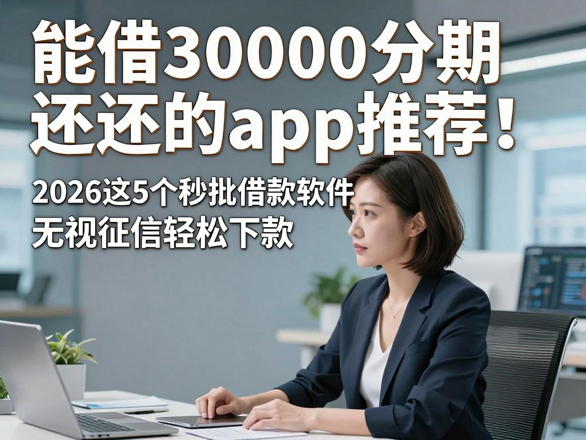 能借30000分期还的app推荐!2026这5个秒批借款软件,无视征信轻松下款