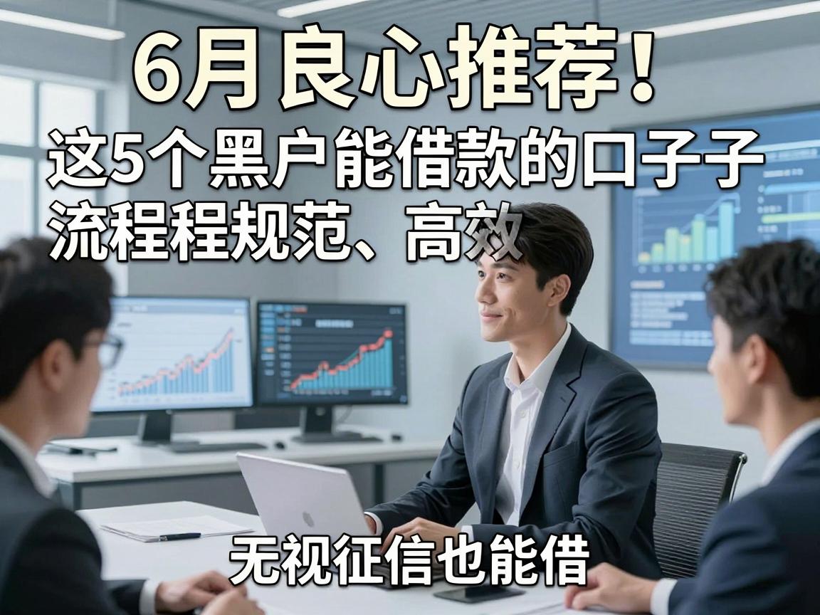 6月良心推荐!这5个黑户能借款的口子流程规范、高效下款,无视征信也能借
