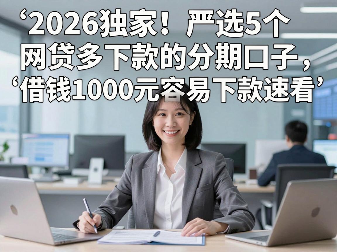 2026独家!严选5个网贷多下款的分期口子,借钱1000元容易下款速看