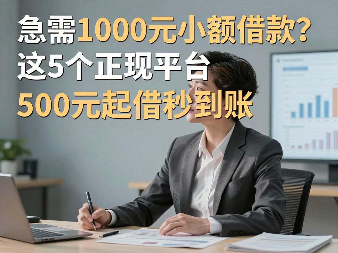 急需1000元小额借款?这5个正规平台,500元起借秒到账!