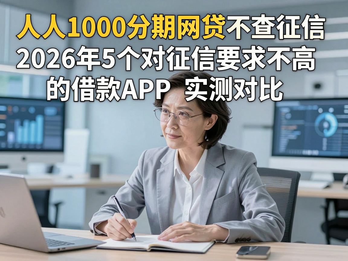 人人1000分期网贷不查征信,2026年5个对征信要求不高的借款APP实测对比