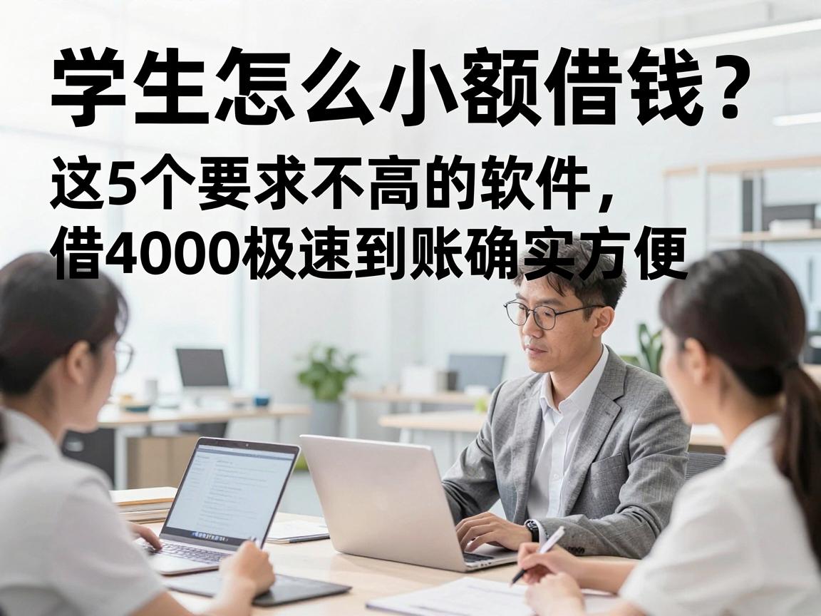 学生怎么小额借钱?这5个要求不高的软件,借4000极速到账确实方便
