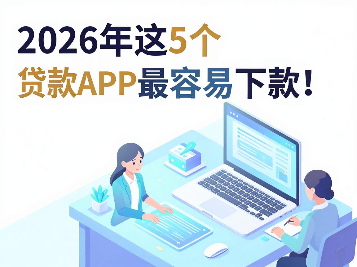 无视一切黑白的口子大盘点!2026年这5个贷款APP最容易下款
