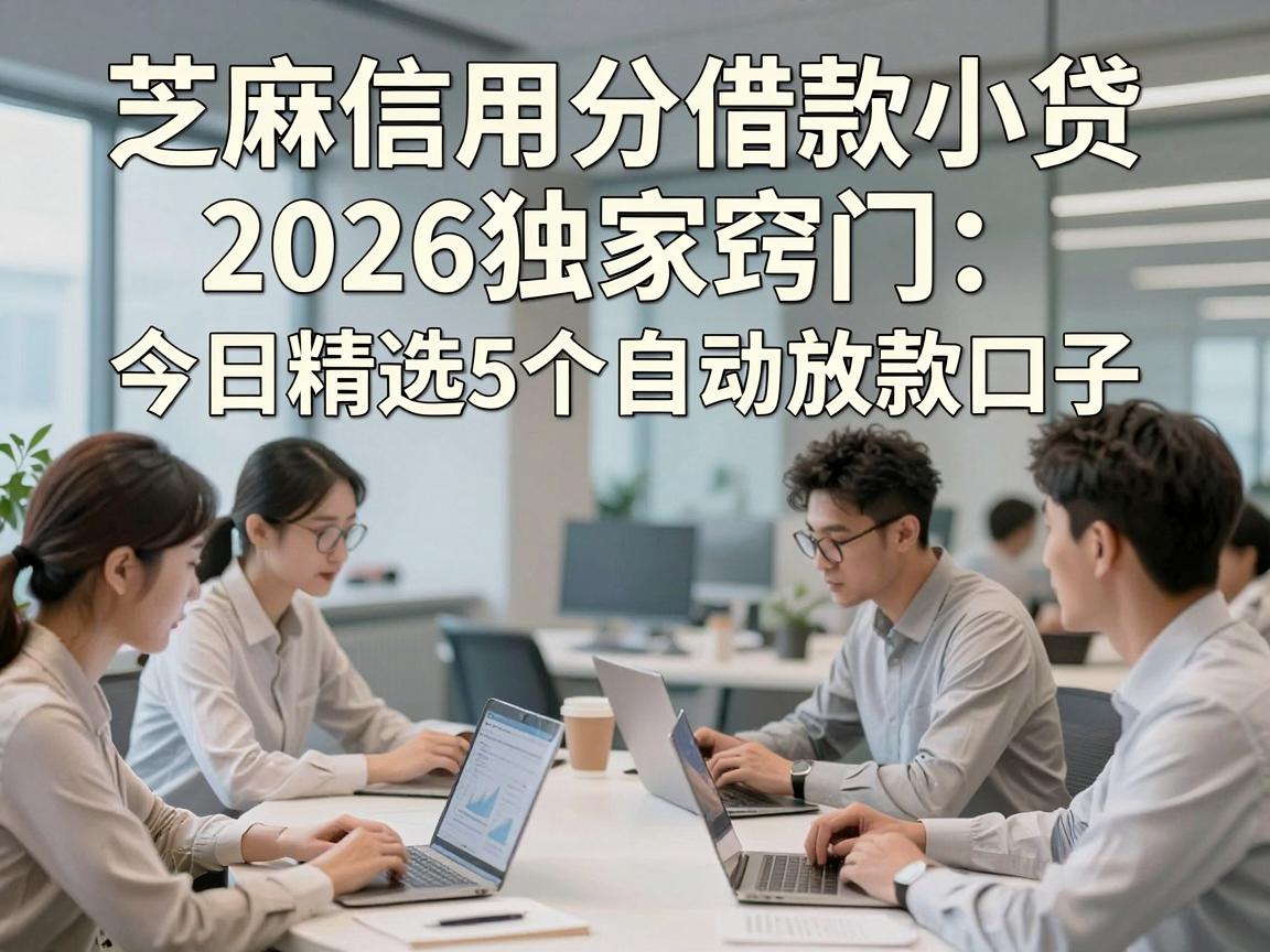 芝麻信用分借款小贷2026独家窍门：今日精选5个自动放款口子