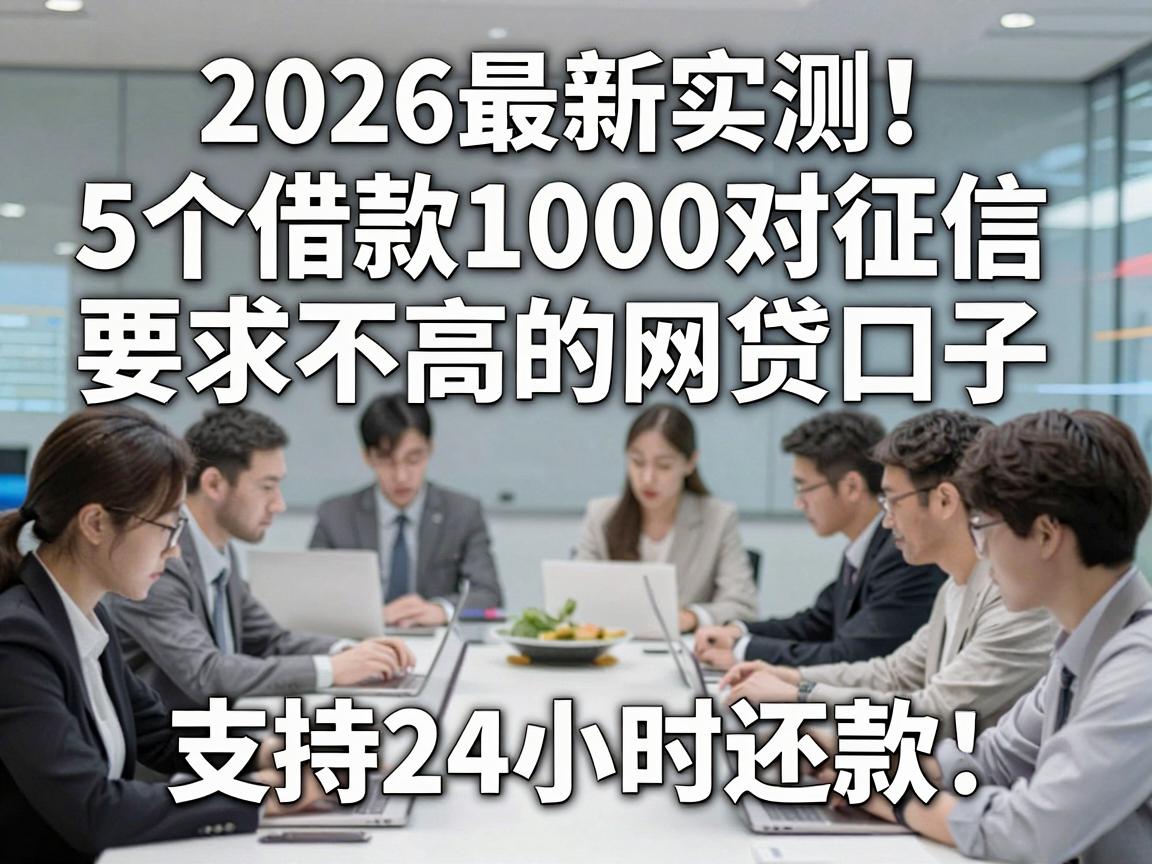 2026最新实测！5个借款1000对征信要求不高的网贷口子，支持24小时还款