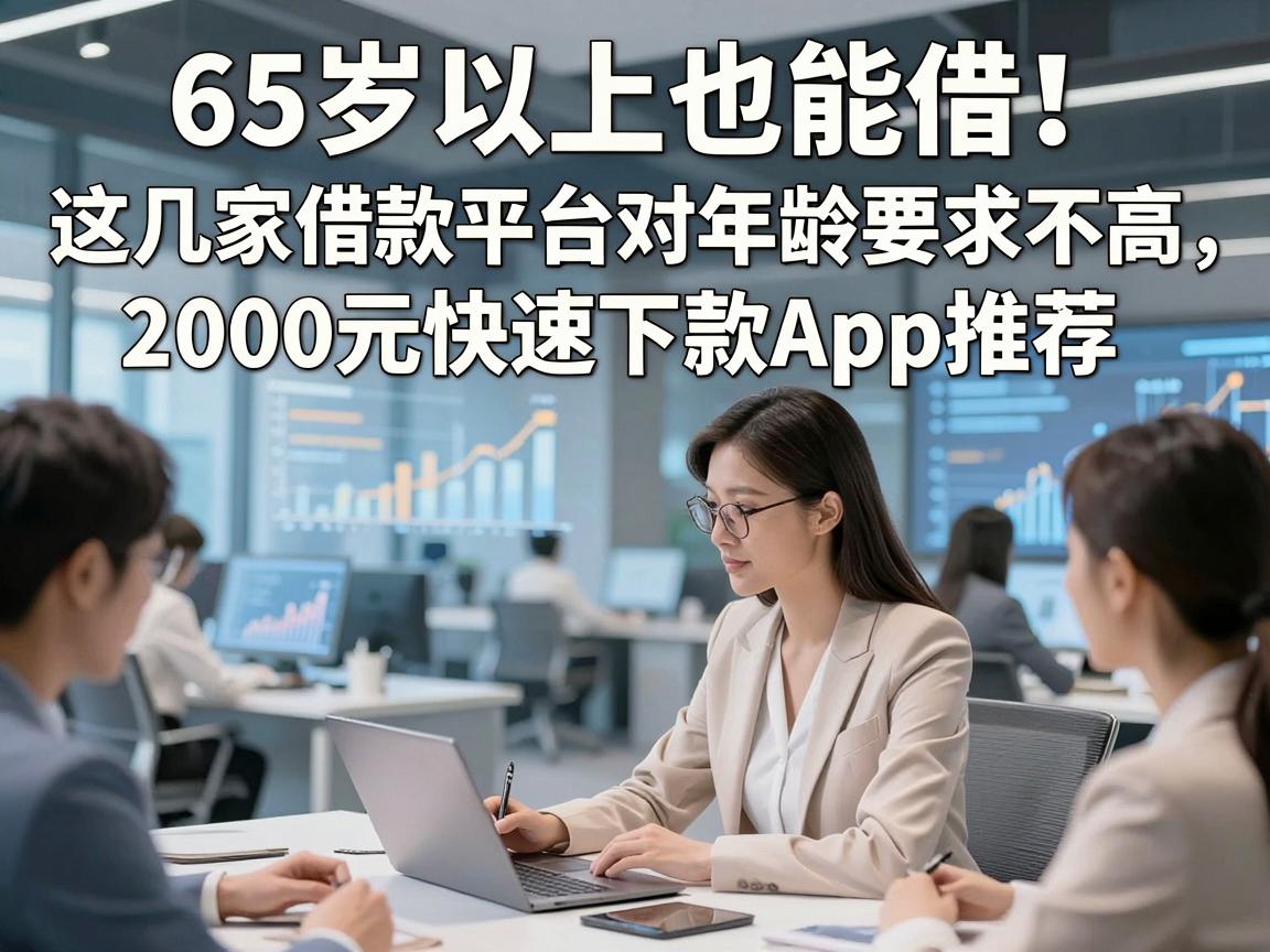 65岁以上也能借！这几家借款平台对年龄要求不高，2000元快速下款App推荐
