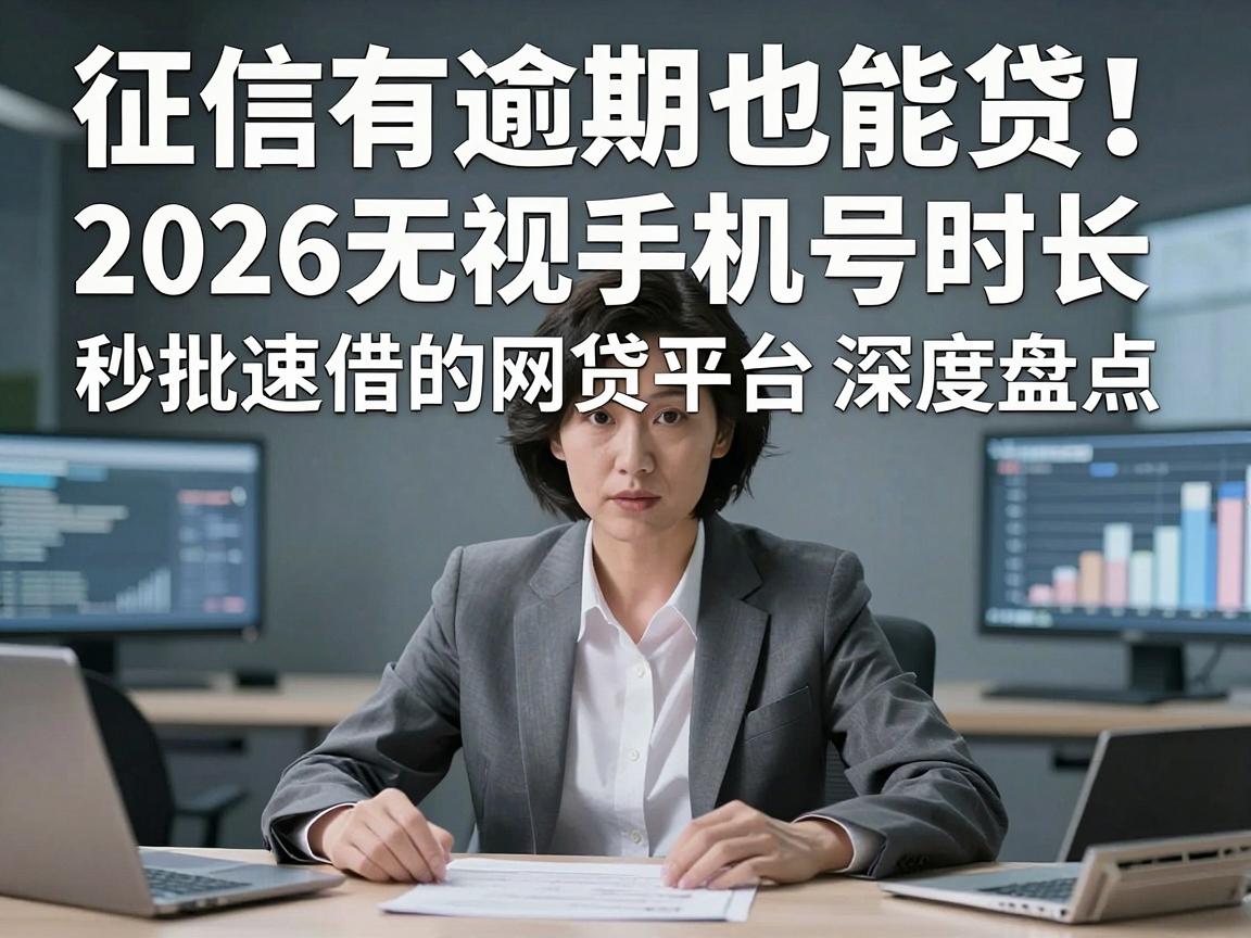 征信有逾期也能贷！2026无视手机号时长、秒批速借的网贷平台深度盘点
