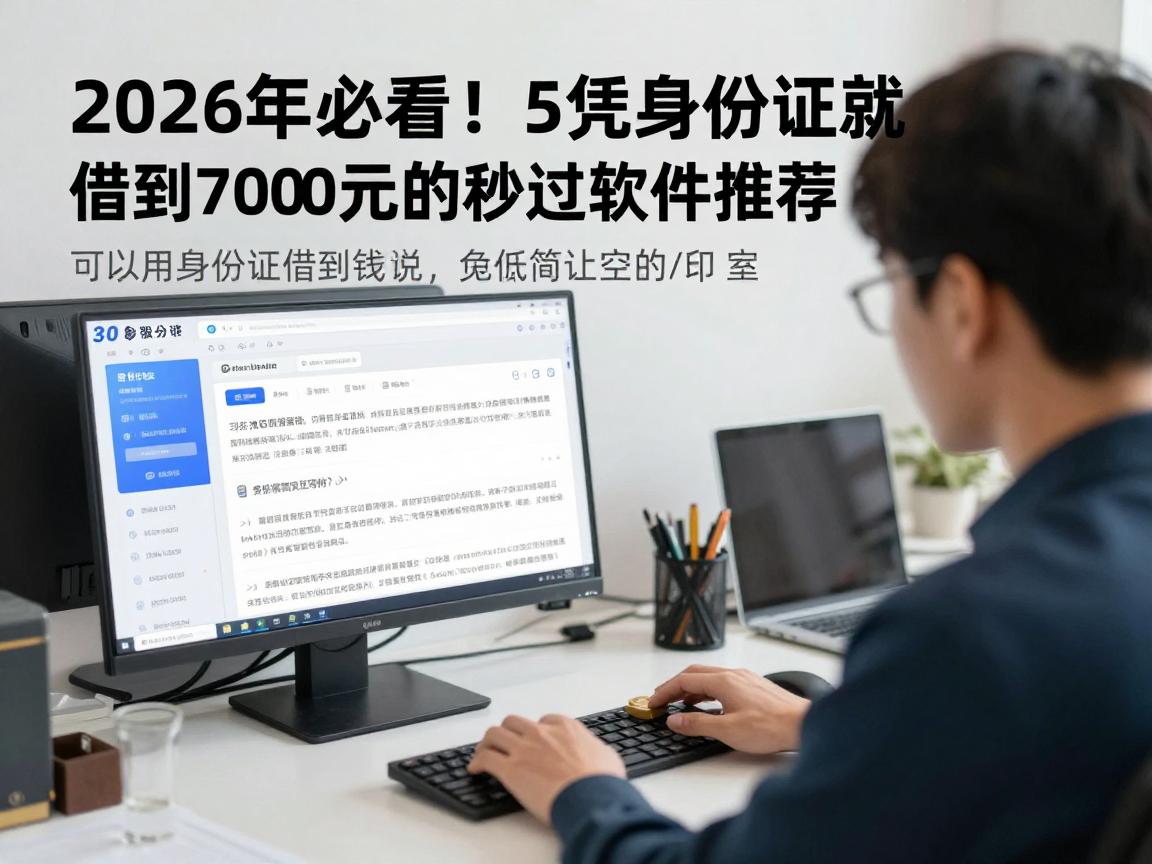 2026年必看!5个凭身份证就能借到7000元的秒过软件推荐