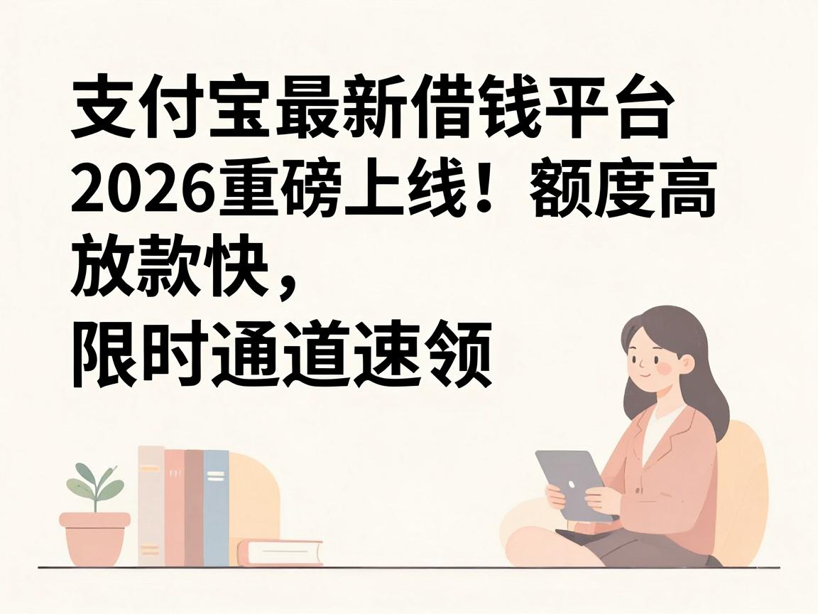 支付宝最新借钱平台2026重磅上线！额度高放款快，限时通道速领