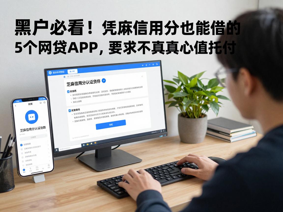 黑户必看！凭芝麻信用分也能借的5个网贷APP，要求不高真心值得托付
