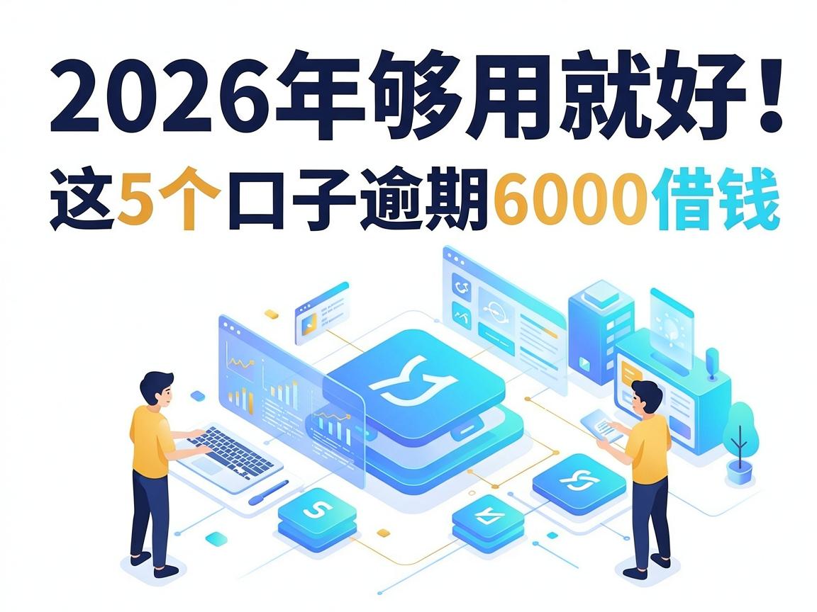 黑户还在逾期中也能下款的App盘点！2026年够用就好，这5个口子逾期6000照样借钱