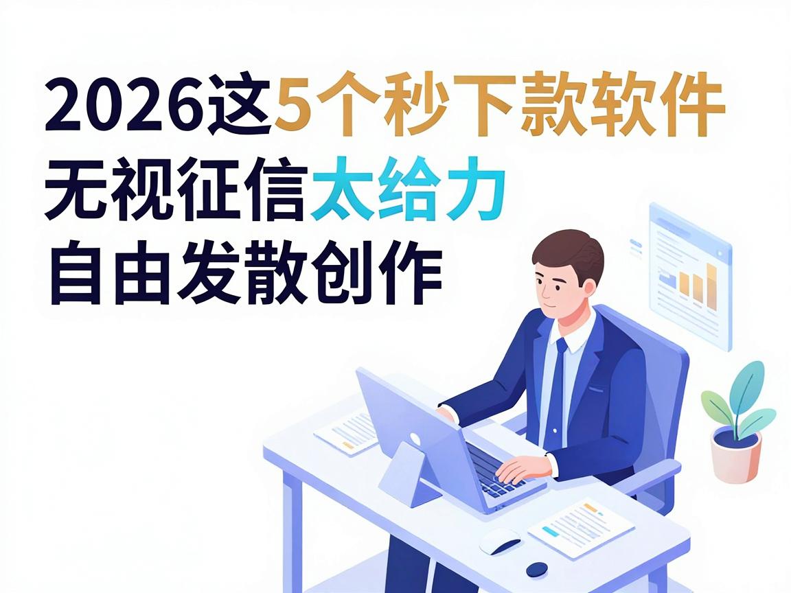 急寻容易审批贷款工作人员?2026这5个秒下款软件无视征信太给力