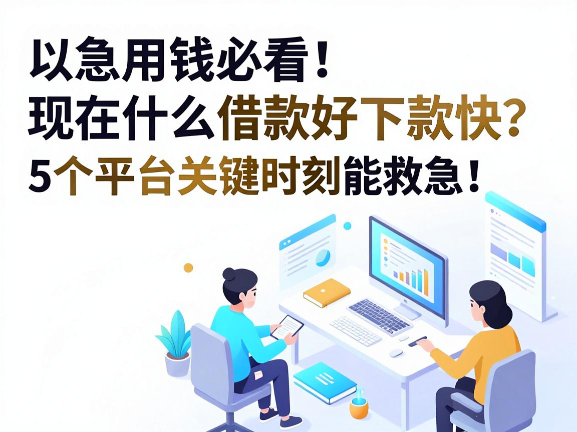 急用钱必看！现在什么借款好下款快？这5个平台关键时刻能救急！