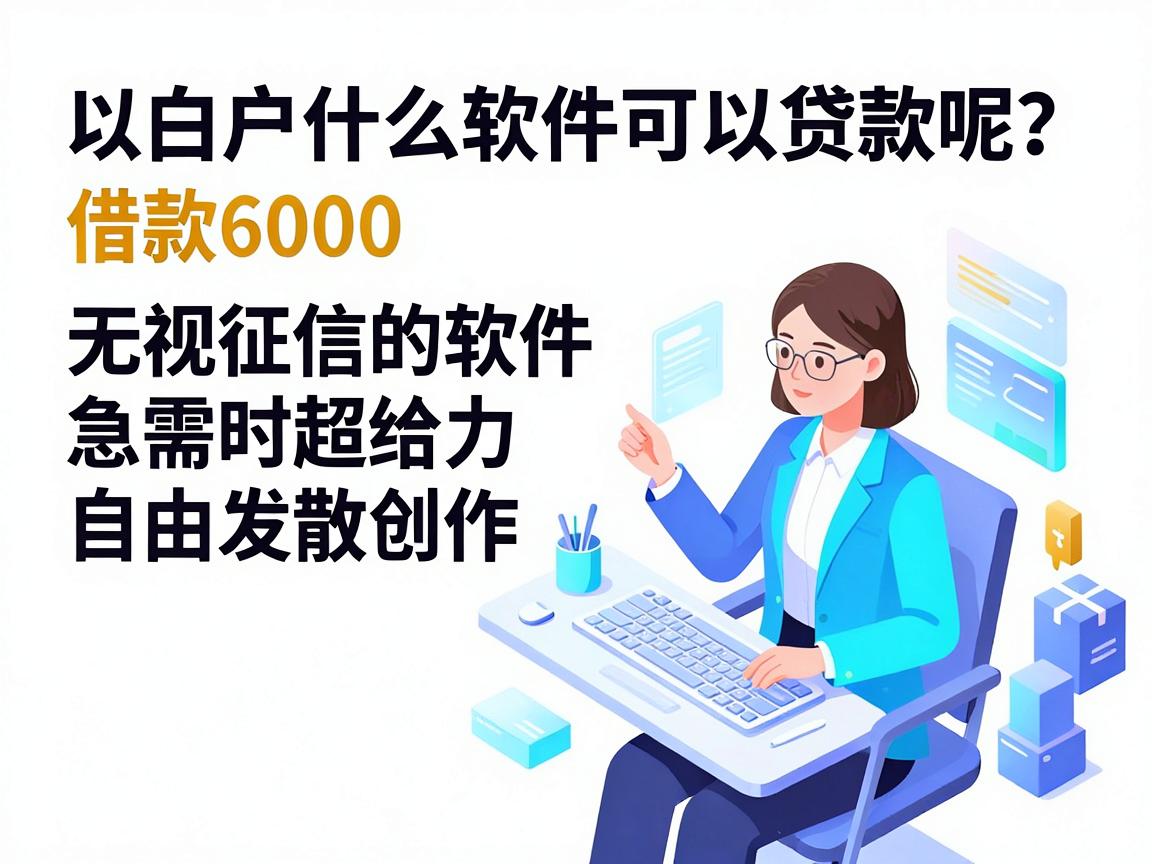 白户什么软件可以贷款呢?这几家借款6000无视征信的软件急需时超给力
