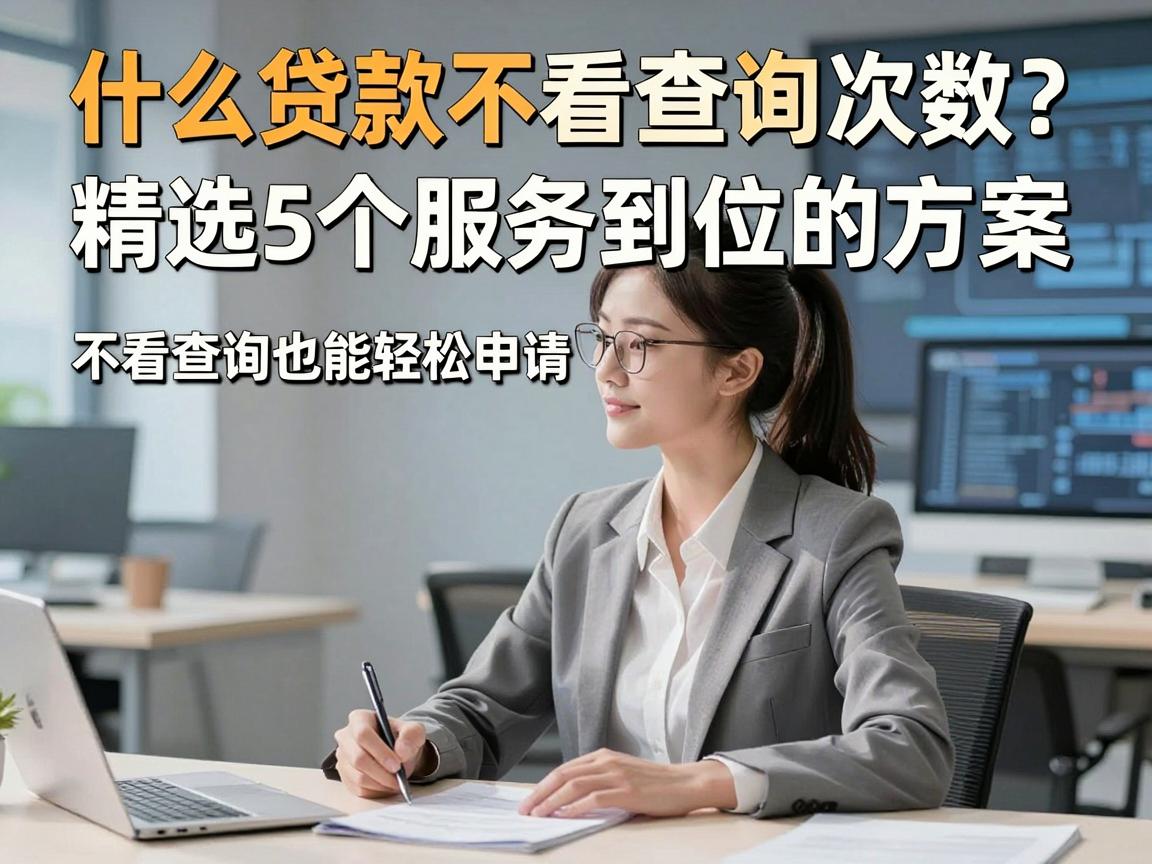 什么贷款不看查询次数?精选5个服务到位的方案,不看查询也能轻松申请!