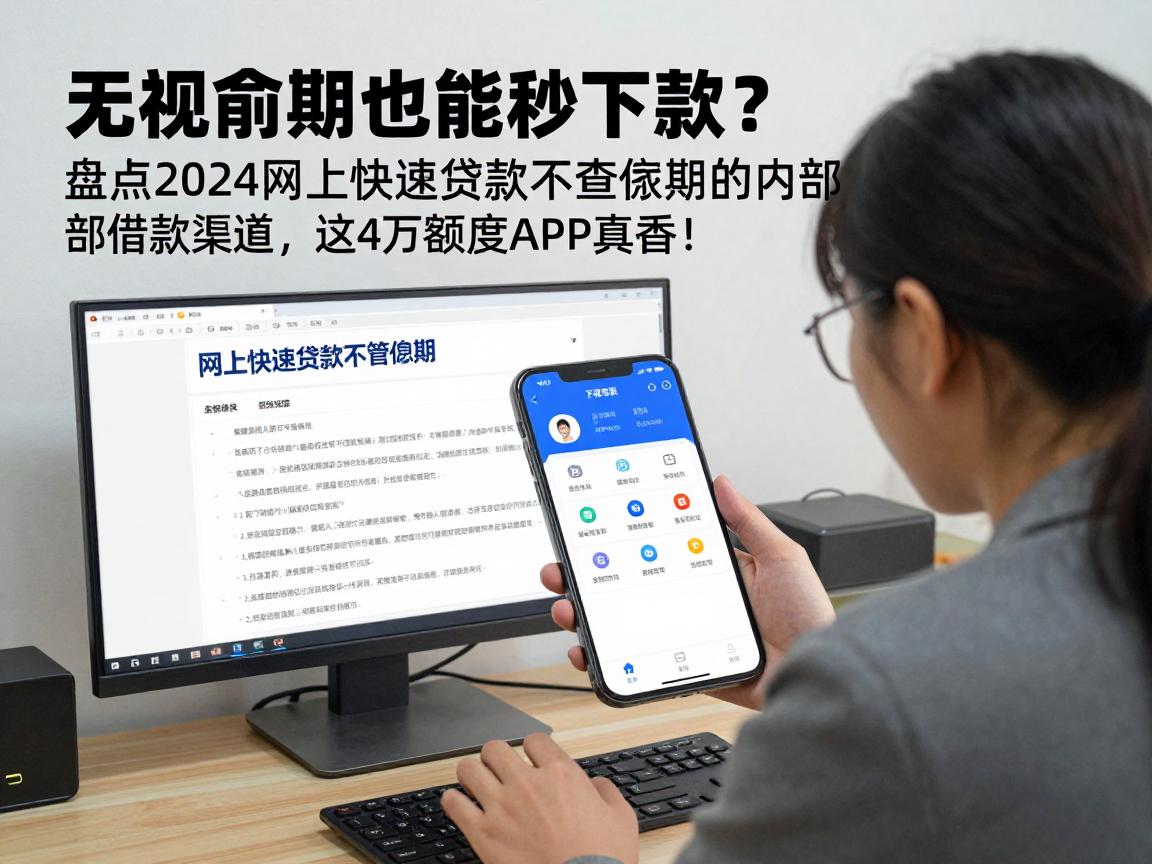 无视逾期也能秒下款？盘点2024网上快速贷款不查逾期的内部借款渠道，这4万额度APP真香！