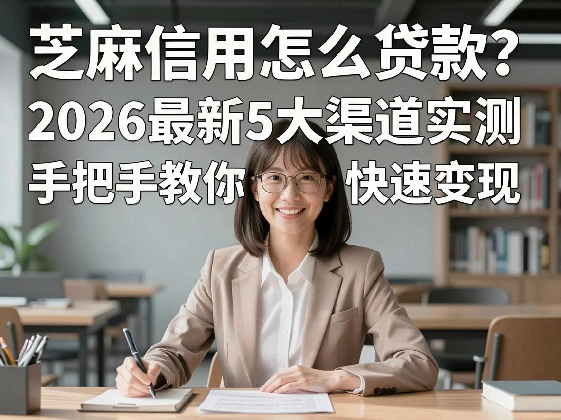 芝麻信用怎么贷款?2026最新5大渠道实测,手把手教你快速变现!