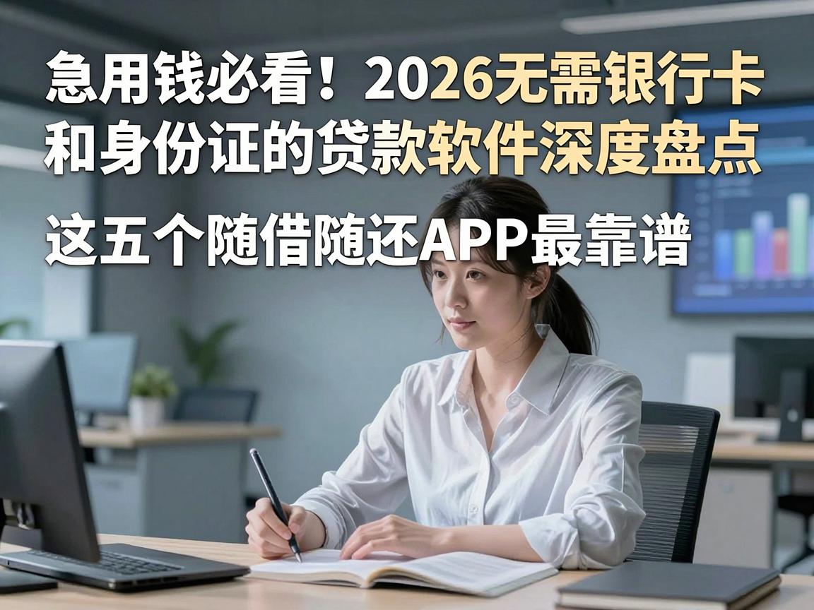 急用钱必看！2026无需银行卡和身份证的贷款软件深度盘点，这五个随借随还APP最靠谱