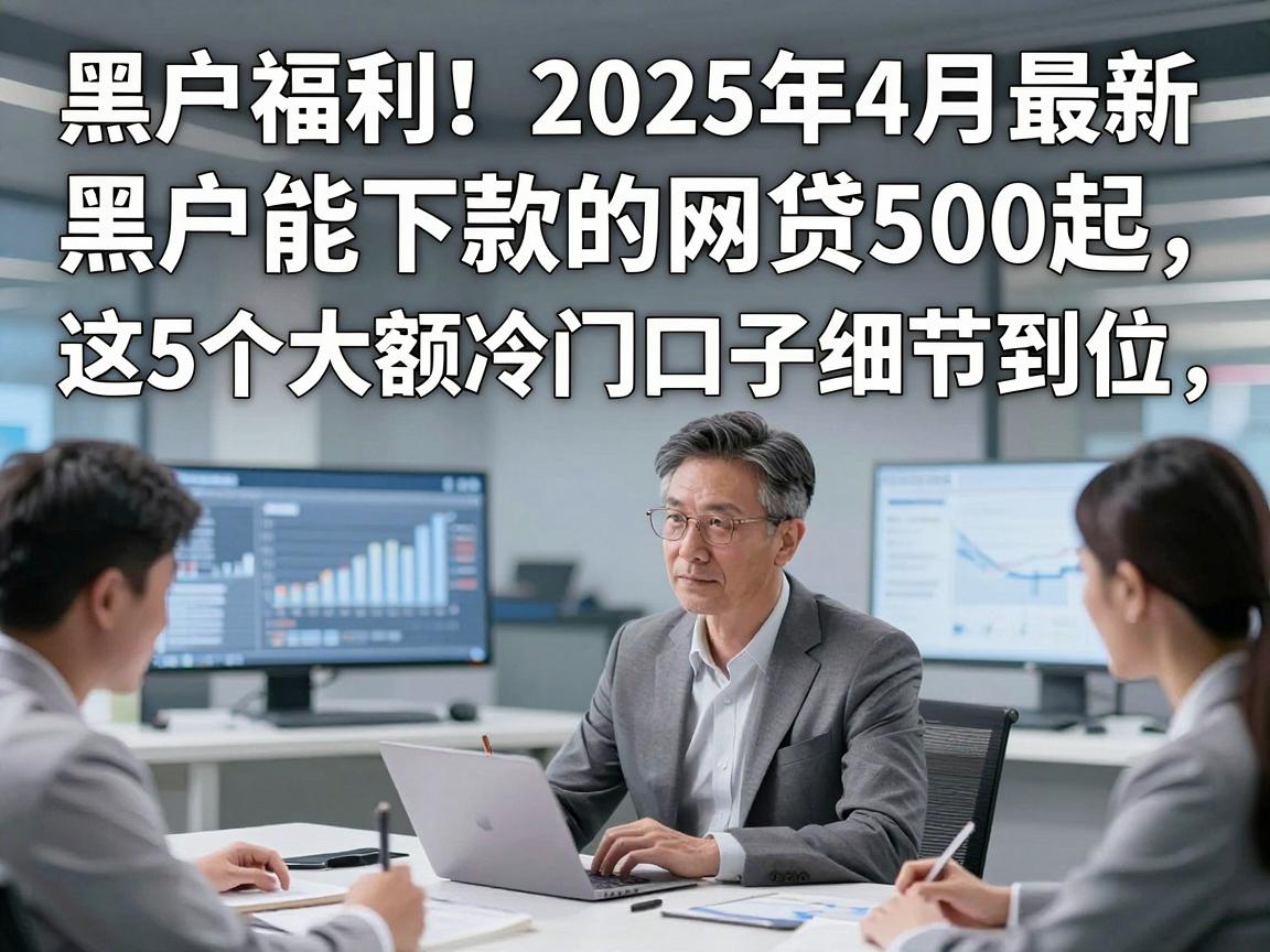 黑户福利!2025年4月最新黑户能下款的网贷500起,这5个大额冷门口子细节到位,黑户借款3000也能下