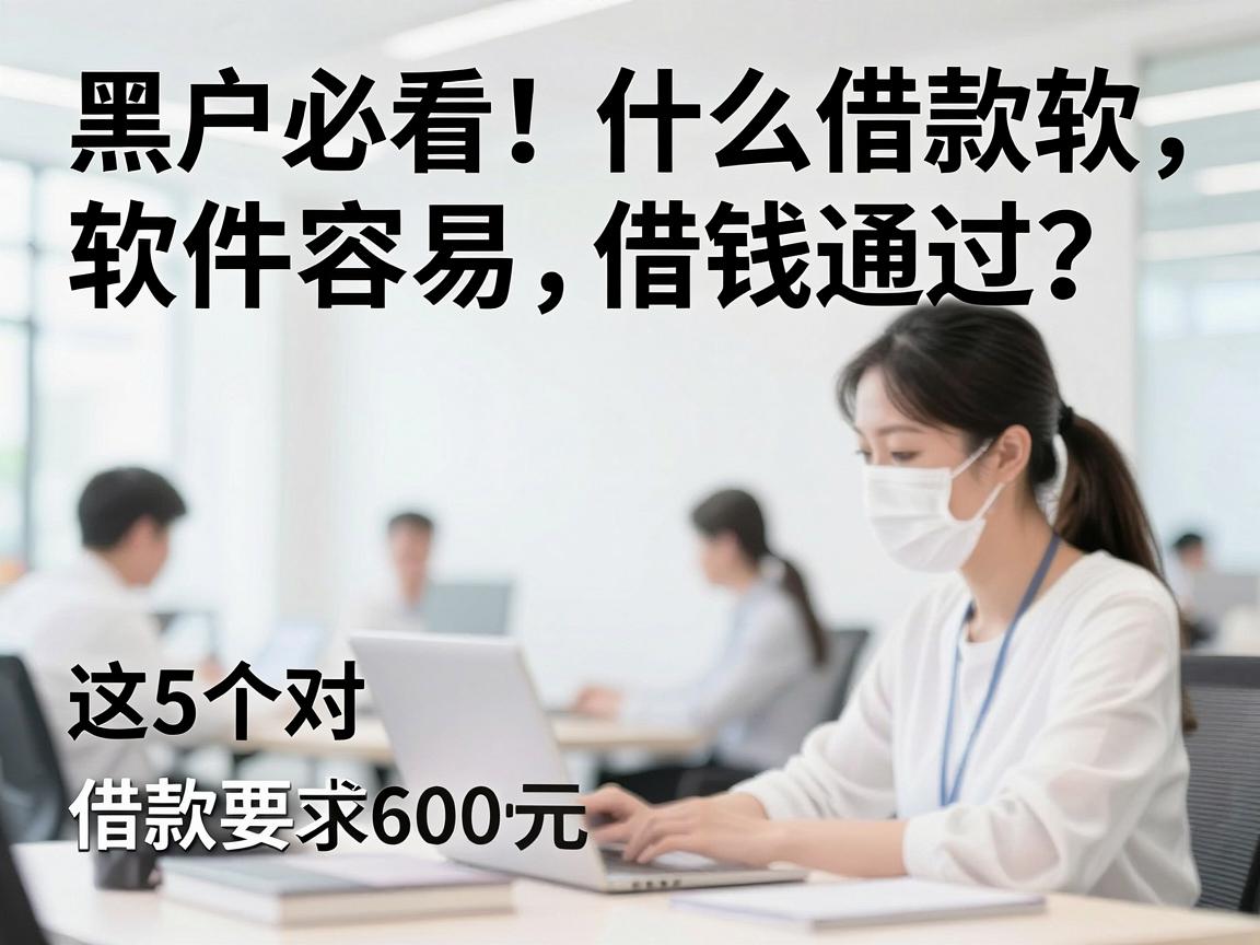 黑户必看！什么借款软件容易借钱通过？这5个对6000元借款要求不高