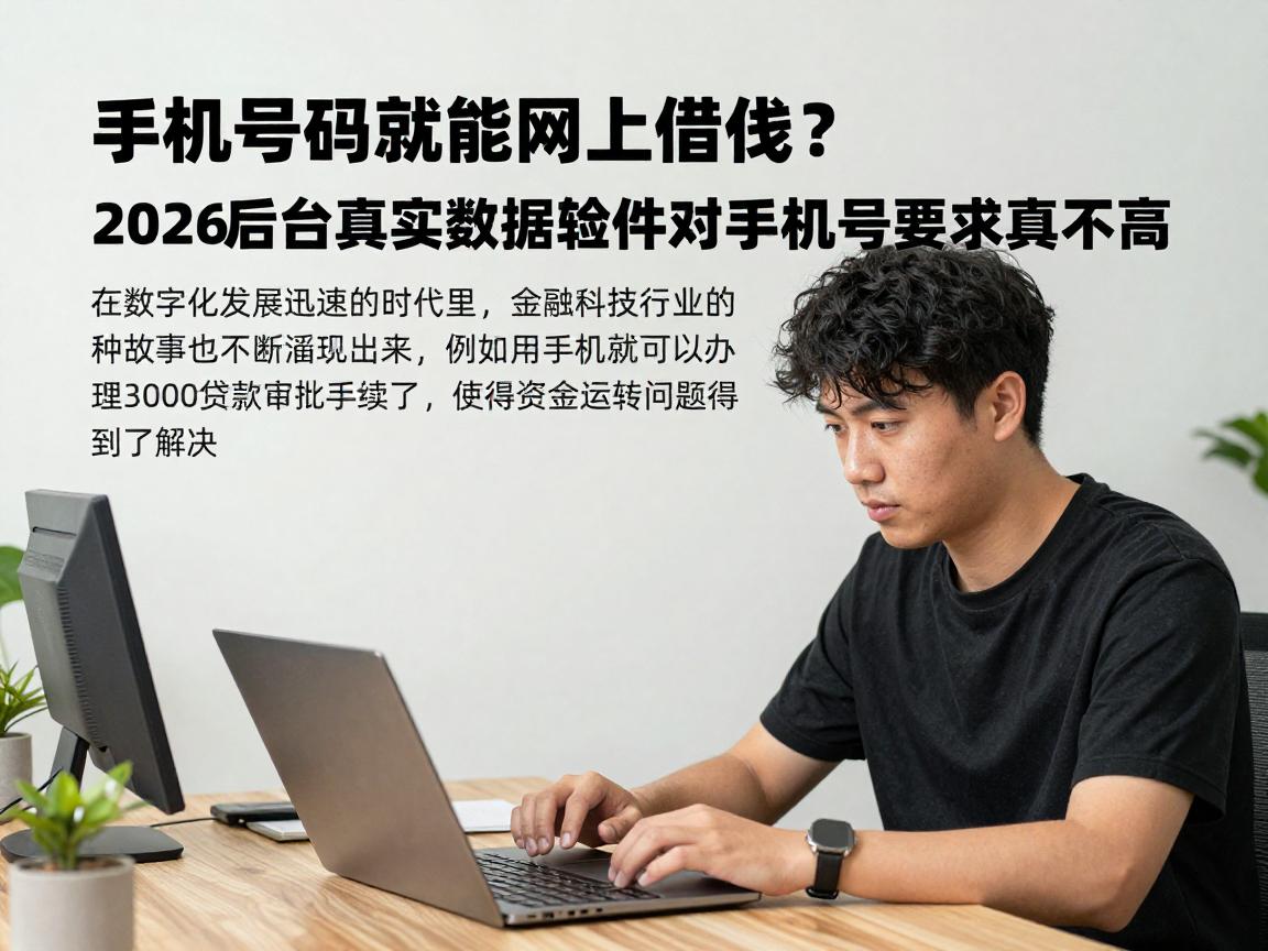 手机号码就能网上借钱？2026后台真实数据验证：这5个借款3000的软件对手机号要求真不高