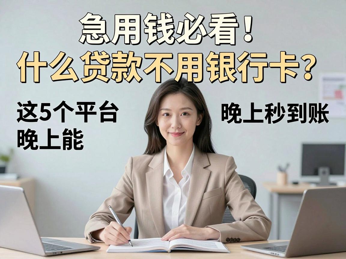 急用钱必看！什么贷款不用银行卡？这5个平台晚上也能秒到账！