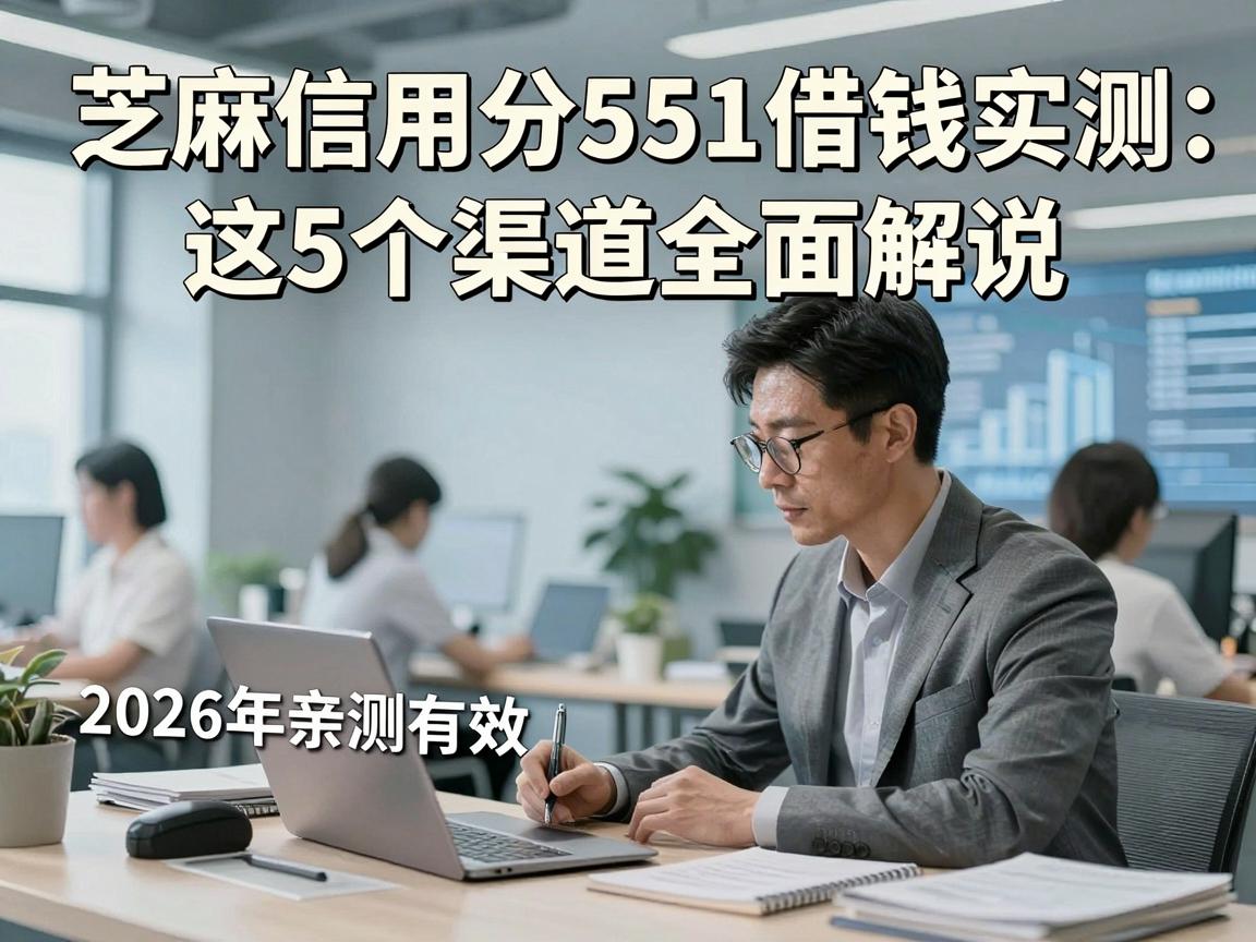 芝麻信用分551借钱实测：这5个渠道全面解说，2026年亲测有效！