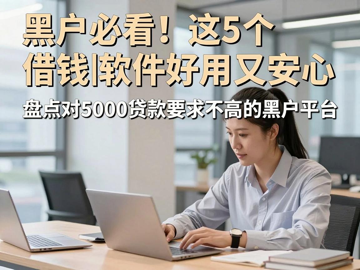 黑户必看！这5个借钱软件好用又安心，盘点对5000贷款要求不高的黑户平台
