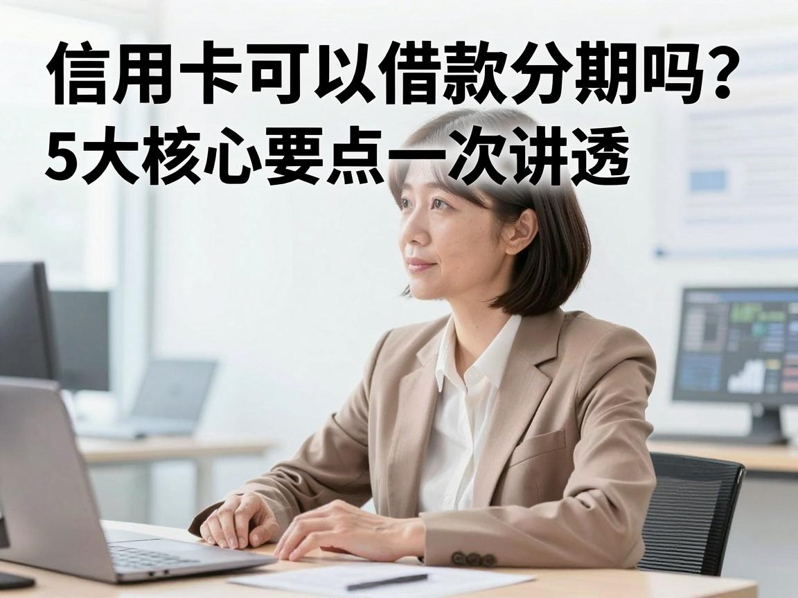 信用卡可以借款分期吗？5大核心要点一次讲透！