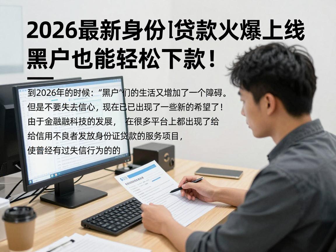 2026最新身份证贷款火爆上线，黑户也能轻松下款！