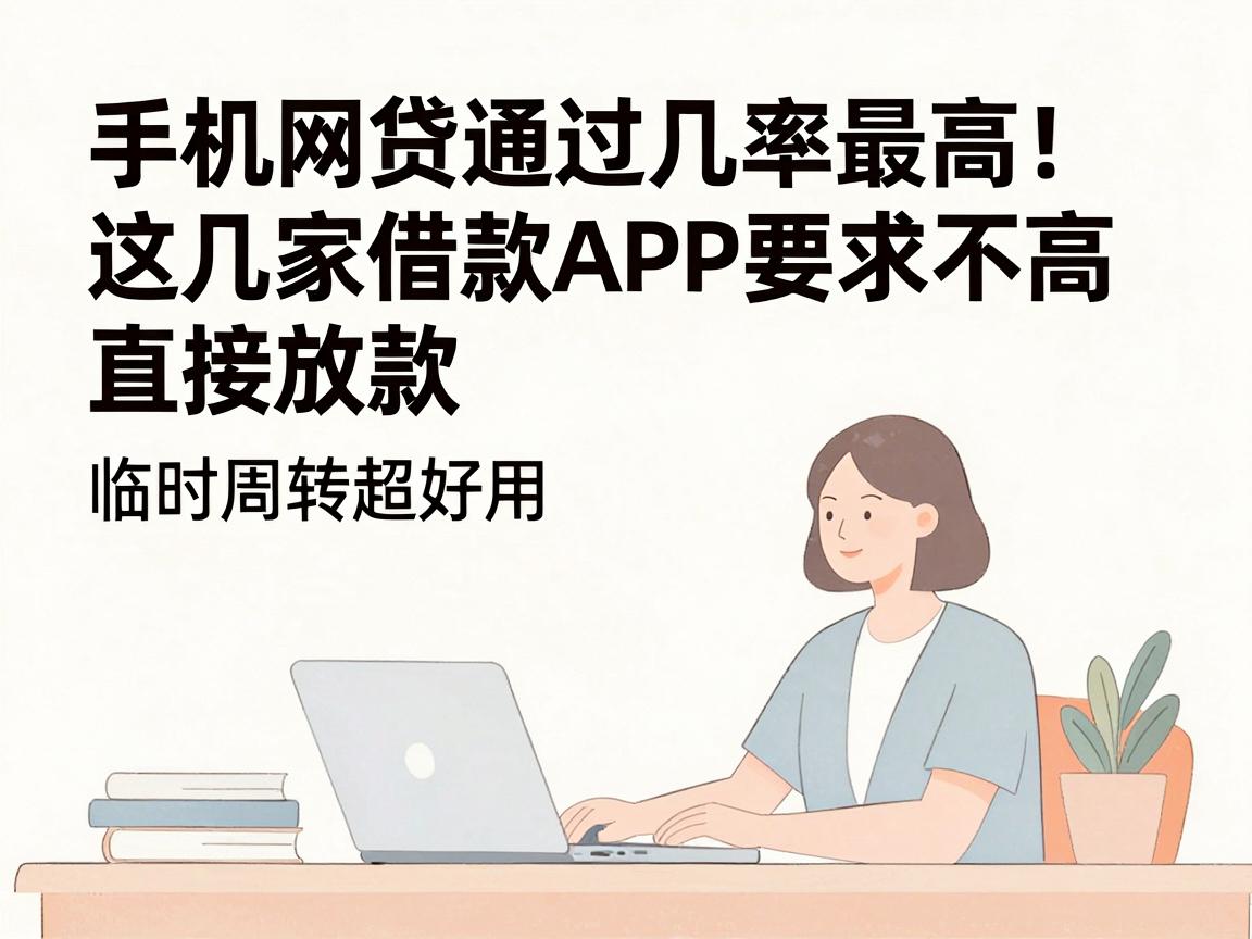 手机网贷通过几率最高！这几家借款APP要求不高直接放款，临时周转超好用